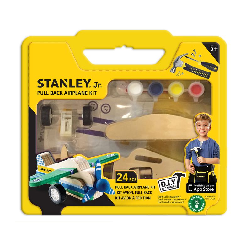 Pull-Back Airplane Kit — Stanley Jr wholesale toy