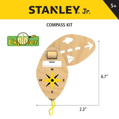 Stanley Jr. Wood Compass Kit — Stanley Jr wholesale toy
