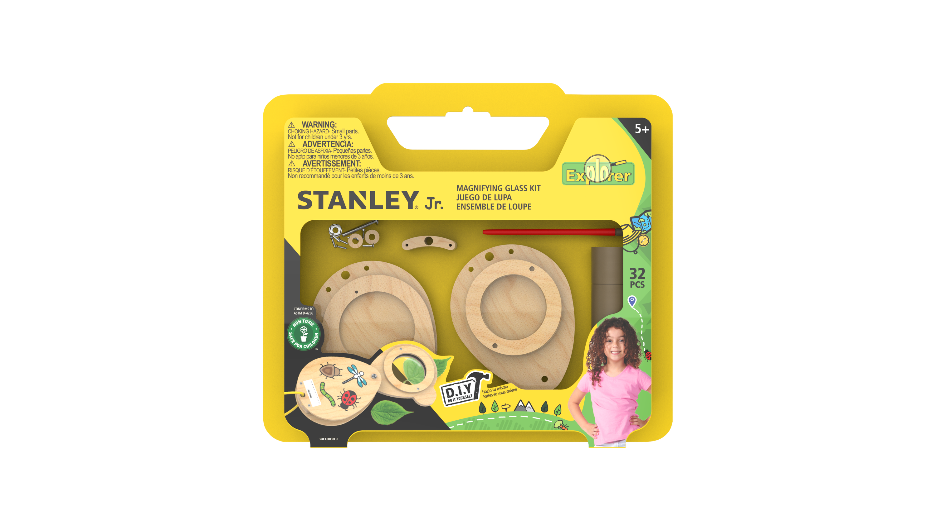 Wood Magnifying Glass Kit — Stanley Jr wholesale toy