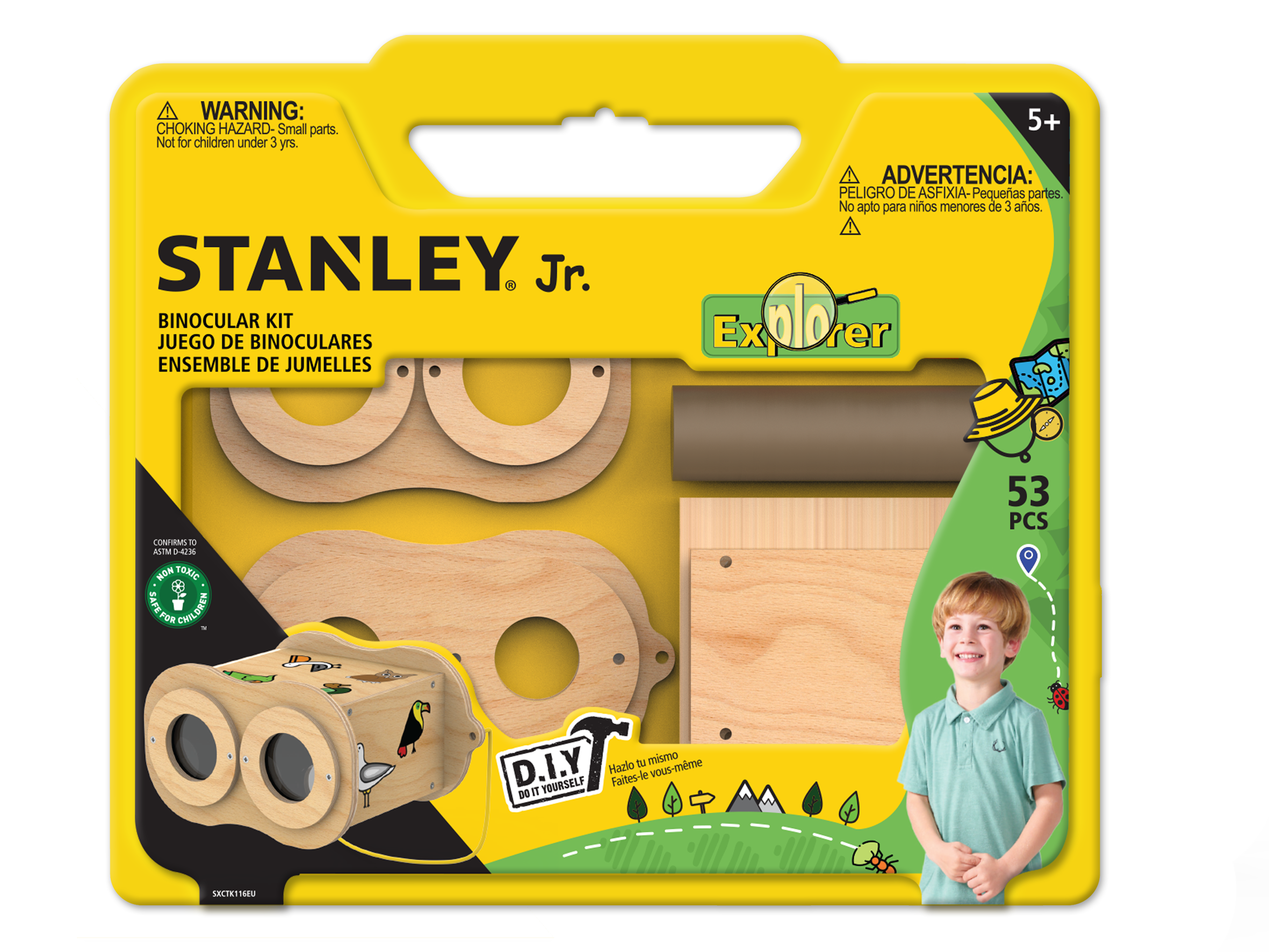 Wood Binocular Kit — Stanley Jr wholesale toy