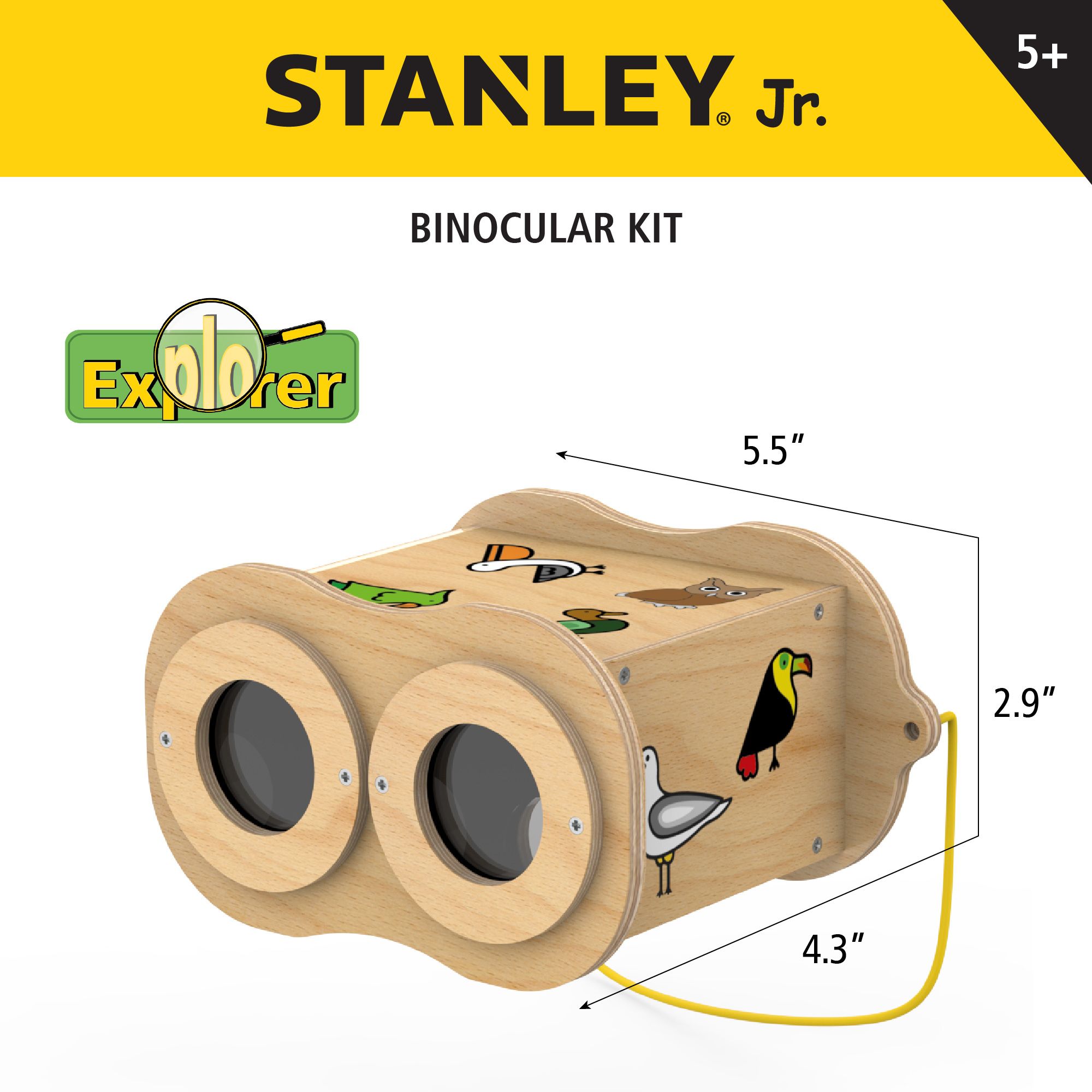 Stanley Jr. Wood Binocular Kit — Stanley Jr wholesale toy