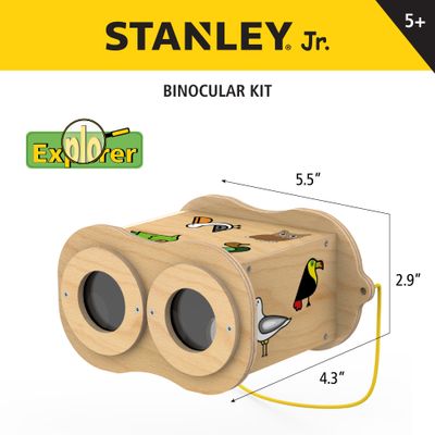 Stanley Jr. Wood Binocular Kit — Stanley Jr wholesale toy