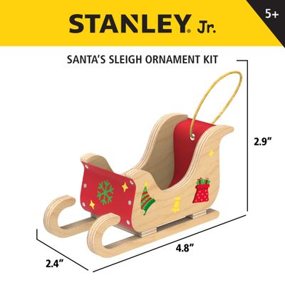 Santa's Sleigh Ornament Set — Stanley Jr wholesale toy