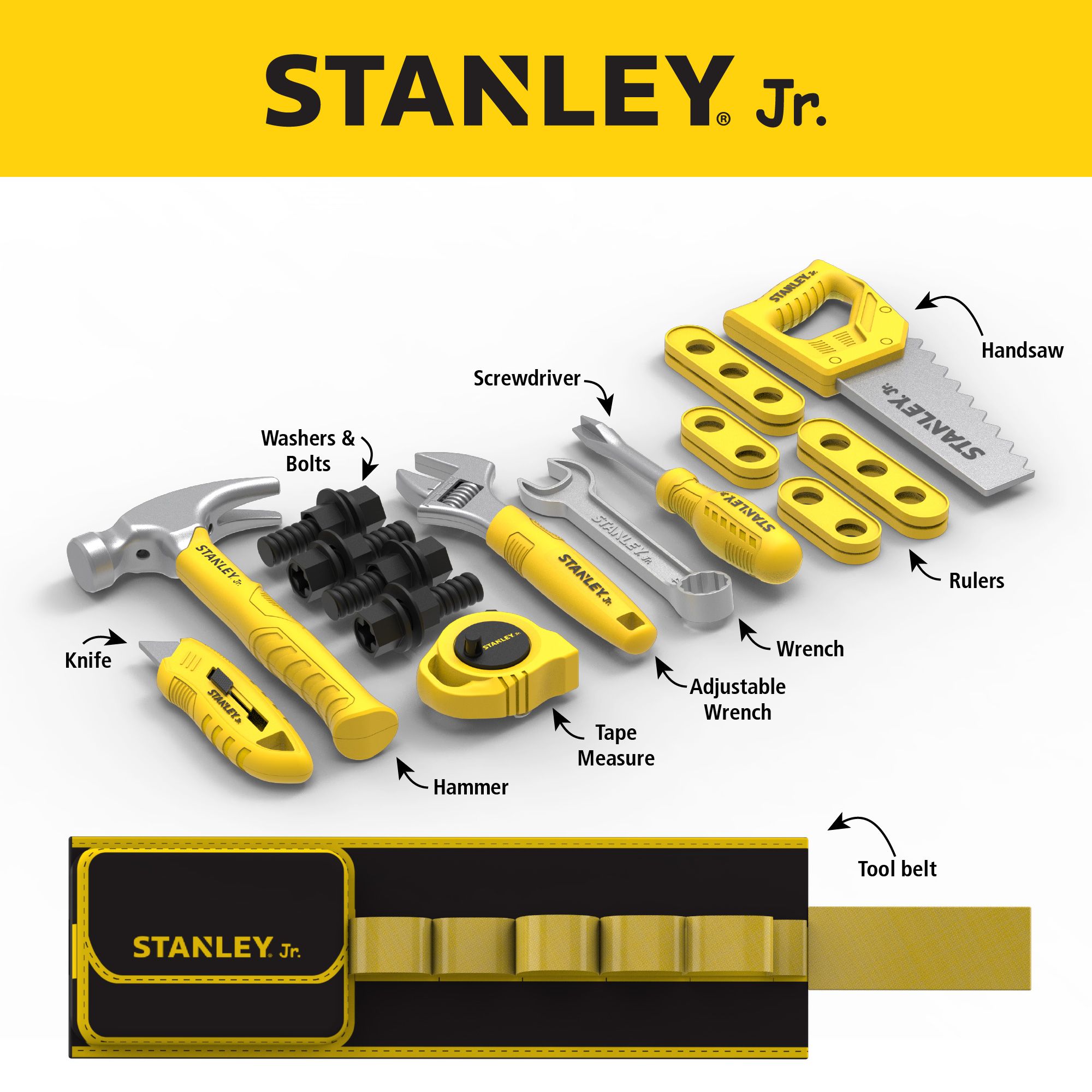 Pretend Play Toolbelt Set — Stanley Jr wholesale toy