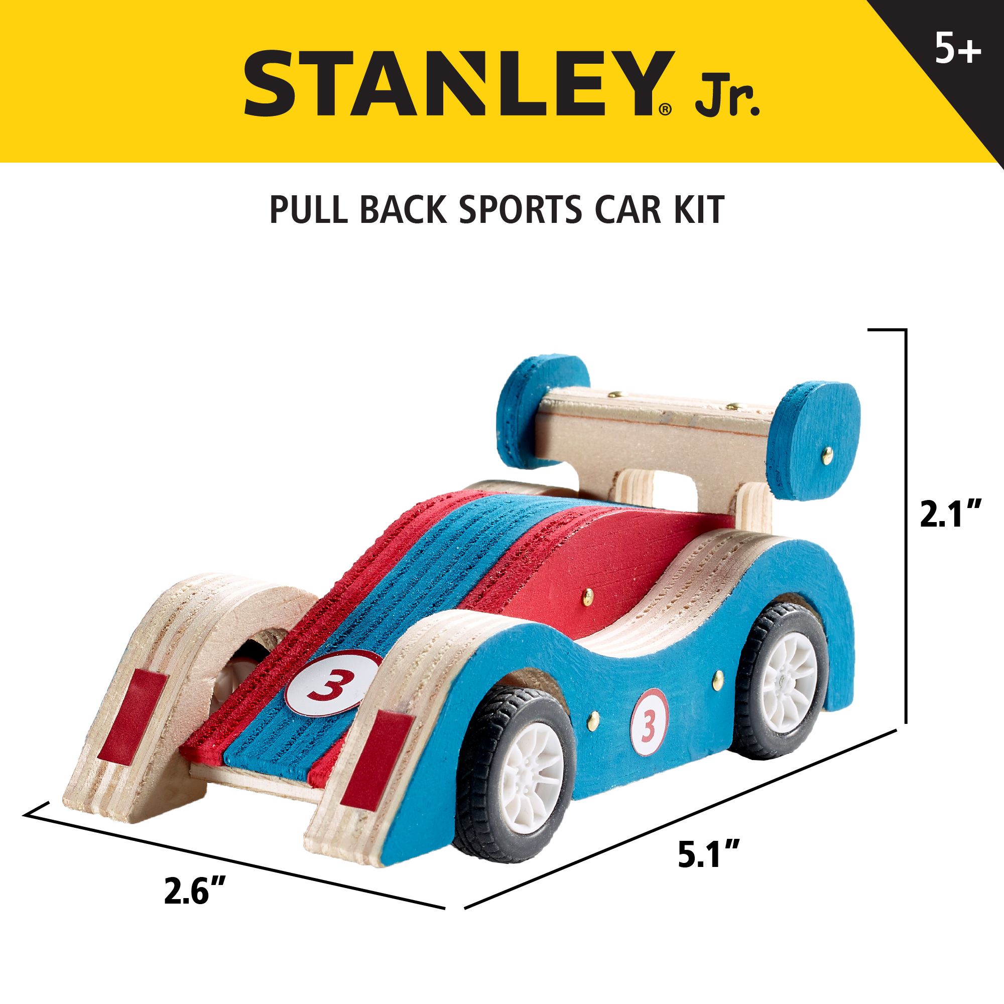 Pull-Back Race Car Kit — Stanley Jr wholesale toy