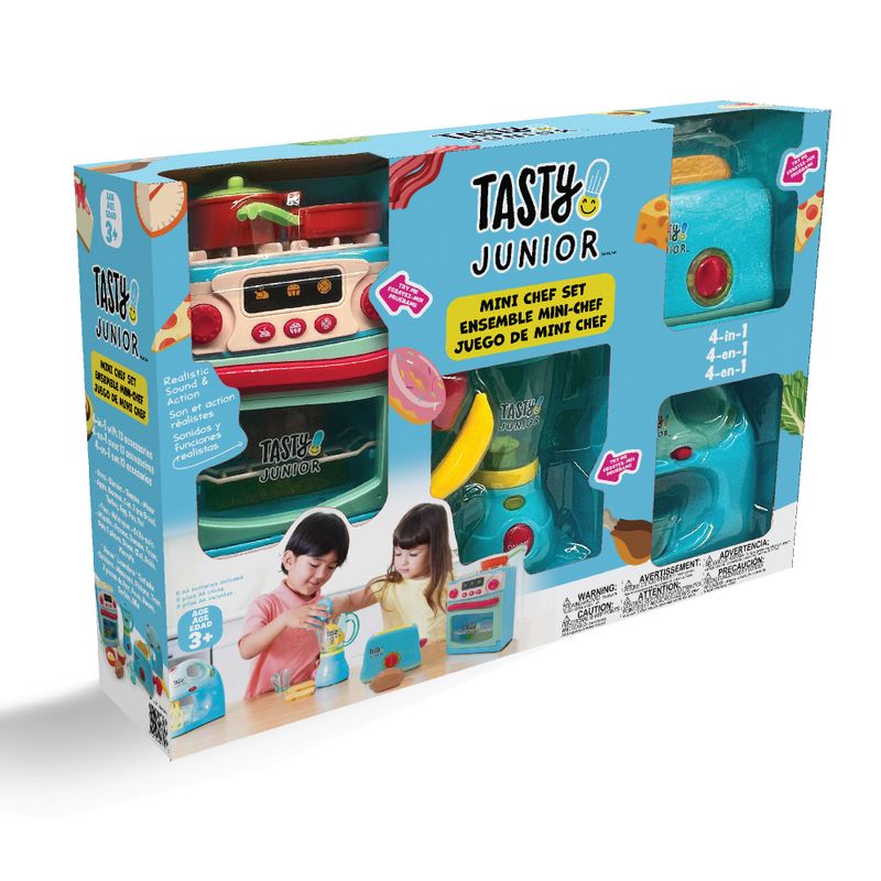 Tasty Jr. Mini Chef 4-in-1 Playset — Tasty Junior wholesale toy