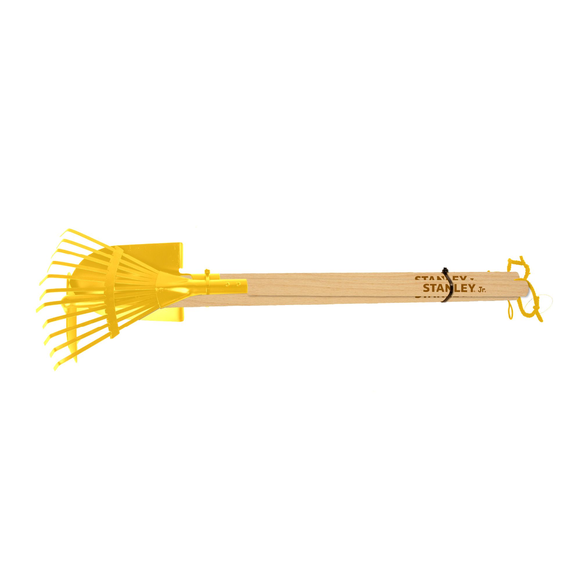 Set 3 pcs - Long garden tools            Includes: G001-SY Garden Hoe, G002-SY Leaf Rake, G003-SY Shovel — Stanley Jr wholesale toy