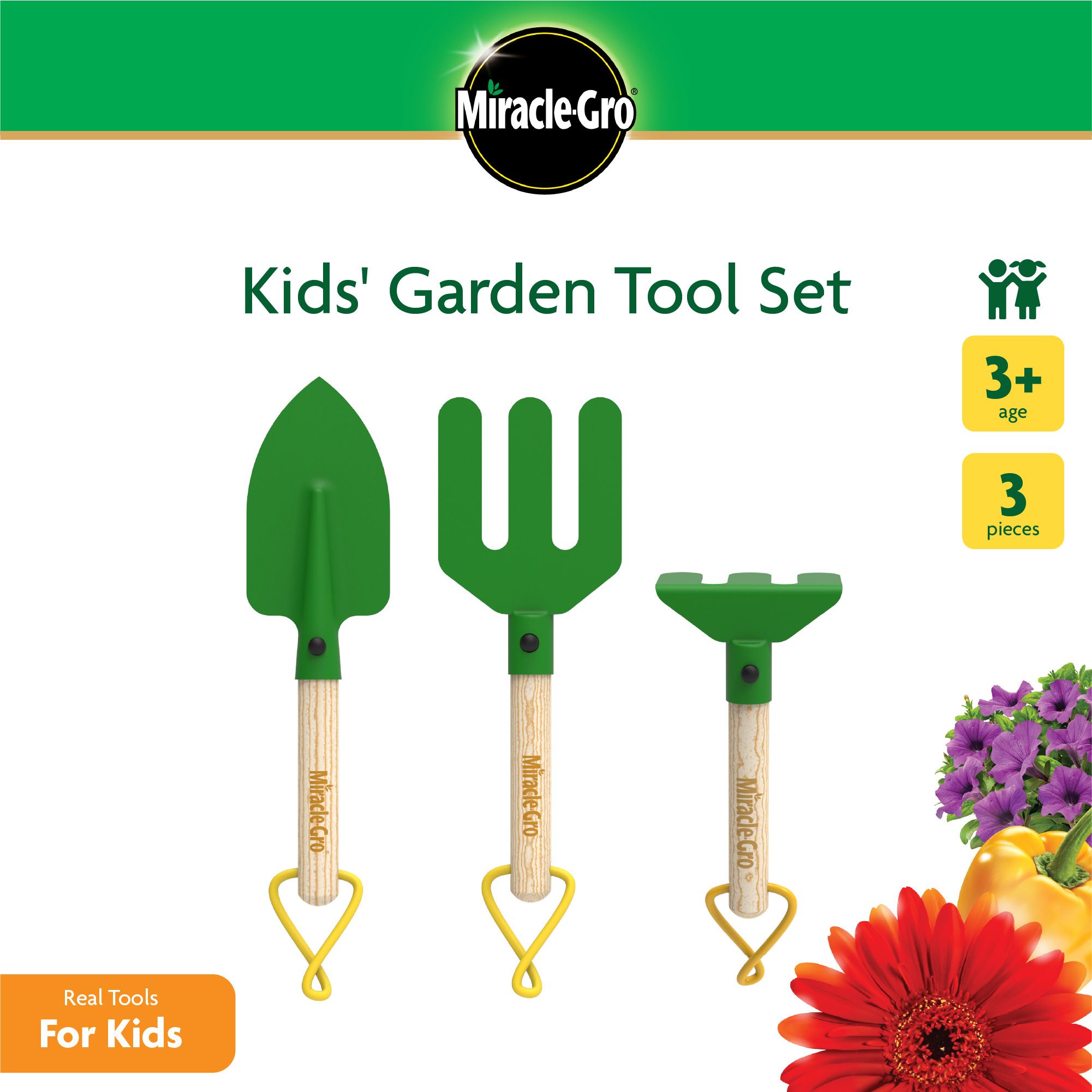 3 Piece Hand Garden Toolset — Scotts Miracle-Gro wholesale toy