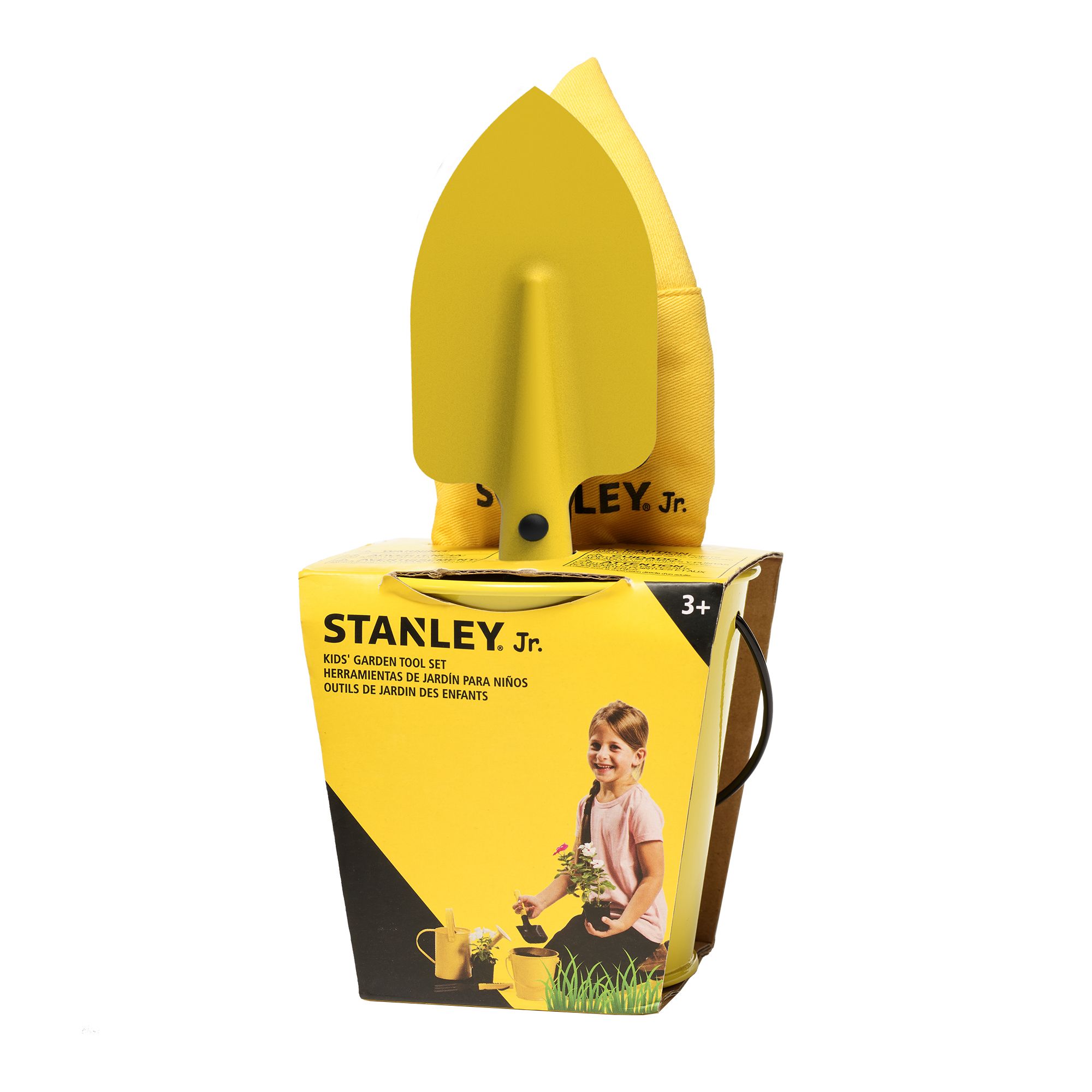 Set 3 Pcs - Hand garden tools           Includes: G011-SY Pail, G007-SY Hand Trowel, G012-SY Hat — Stanley Jr wholesale toy
