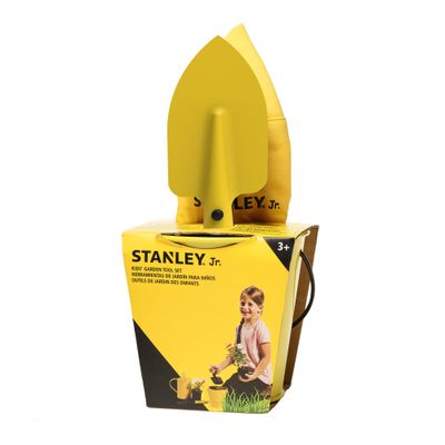 Set 3 Pcs - Hand garden tools Includes: G011-SY Pail, G007-SY Hand Trowel, G012-SY Hat — Stanley Jr wholesale toy