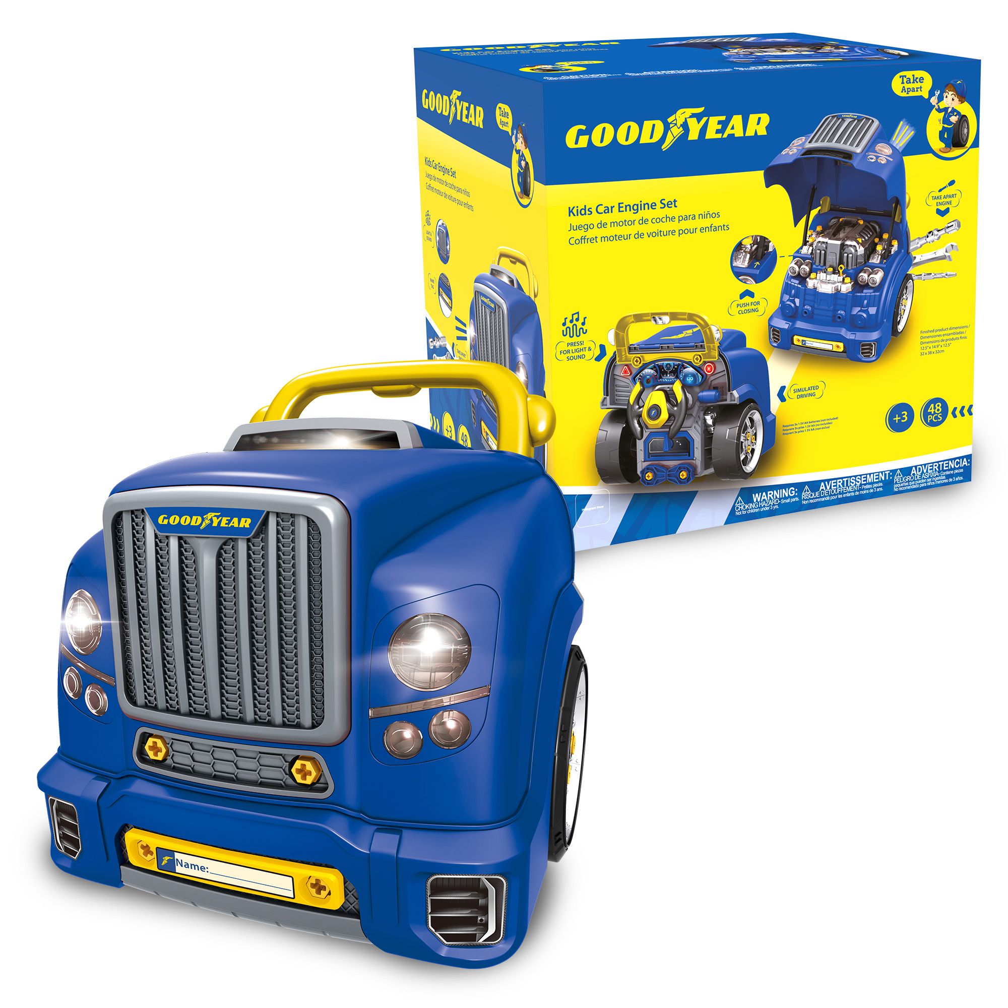 GOODYEAR Pretend Play Toy Engine Set for Kids — Goodyear wholesale toy