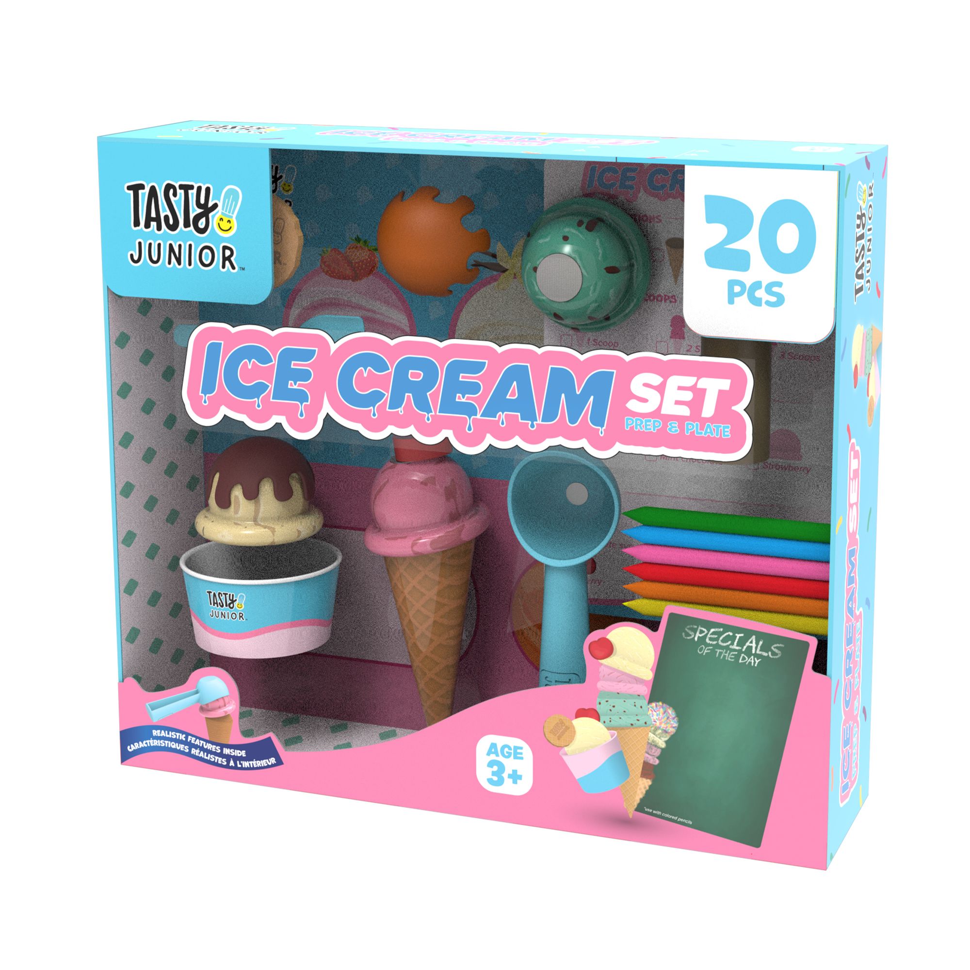 Prep N Plate Small Ice Cream Set — Tasty Junior wholesale toy