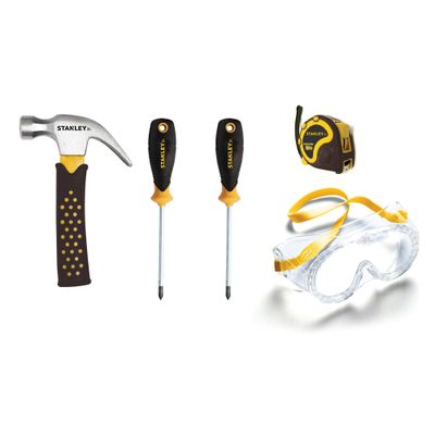 STANLEY Jr. Real Tool Set for Kids (5 pcs) — Stanley Jr wholesale toy