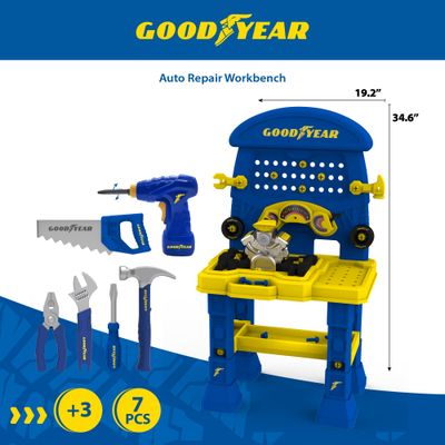 GOODYEAR Pretend Play Repair Workbench Set for Kids — Goodyear wholesale toy