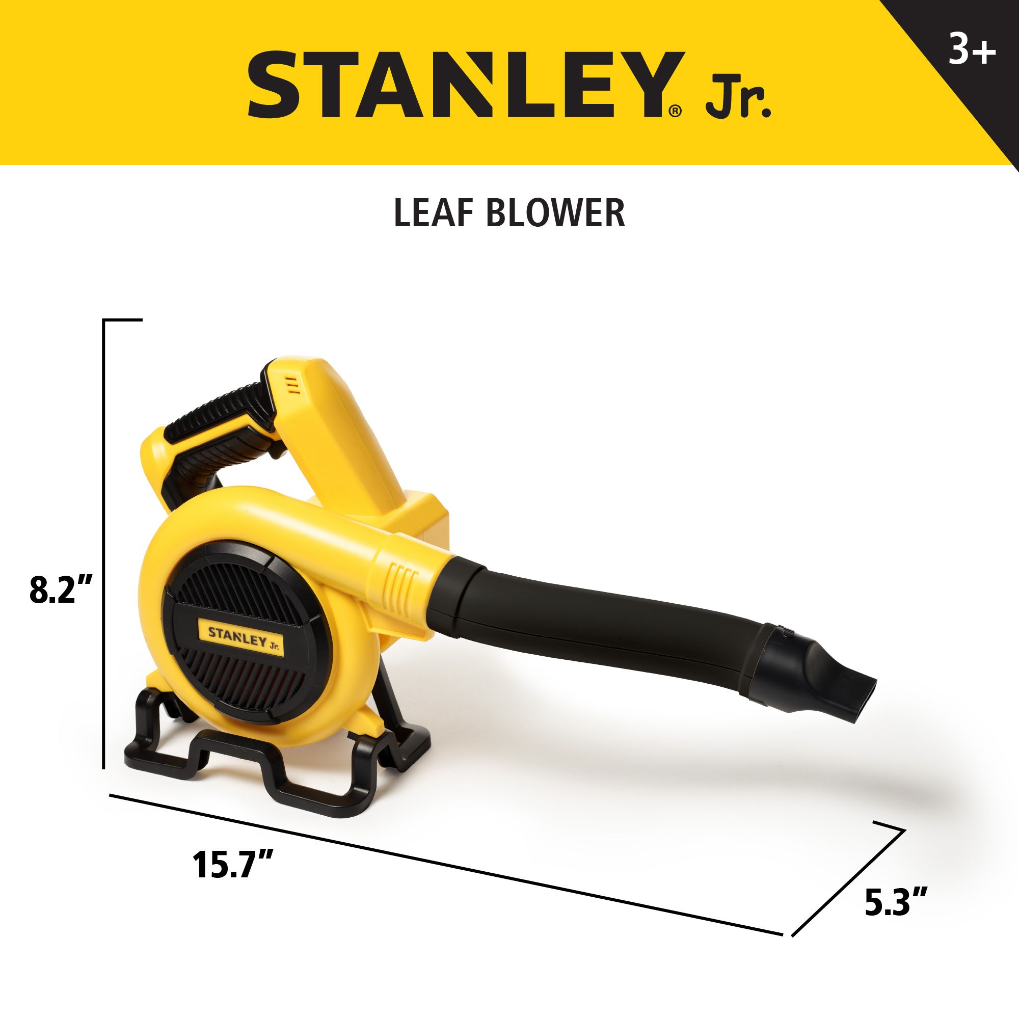 ​Battery Operated Blower
*3 AA Batteries included. Real sound and  Motion, Faux Autumn Leaves, Interchangeable nozzles, Detachable Battery, Real air blowing effect, Customizable Name Tag — Stanley Jr wholesale toy